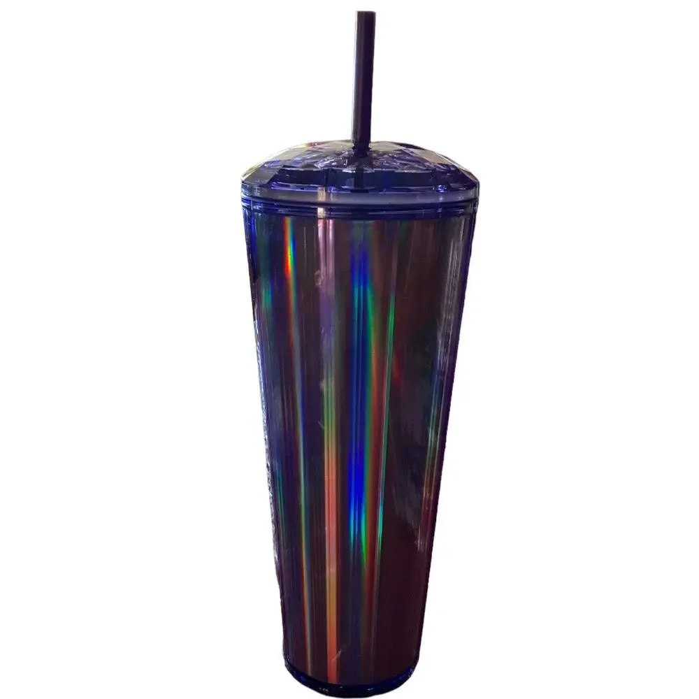 2022 Summer Starbucks Purple Dome 24oz Venti Kaleidoscope Tumbler